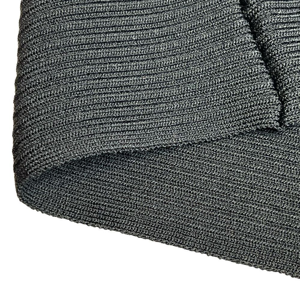 Ivanka Trump black ribbed knit 3/4 sleeve crop top size L - Picture 15 of 16